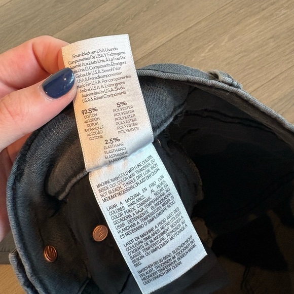 NWT MOTHER The Insider Crop Step Fray Jean in Dancing in The Moonlight Size 25 - Picture 9 of 11